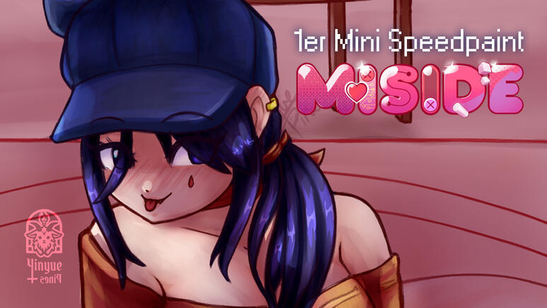 Miniatura MiSide Cappie Miniatura para youtube dibujado ilustrado para un video con speedpaint