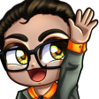 Luigi saludando emote Emote de luigi un streamer de la plataforma de twitch sonriendo alegremente levantando la mano en señal de saludo amistoso
