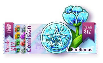 Emblemas Portada comision ocho emblemas para plataforma de streaming kick twitch diseño boleto de concierto